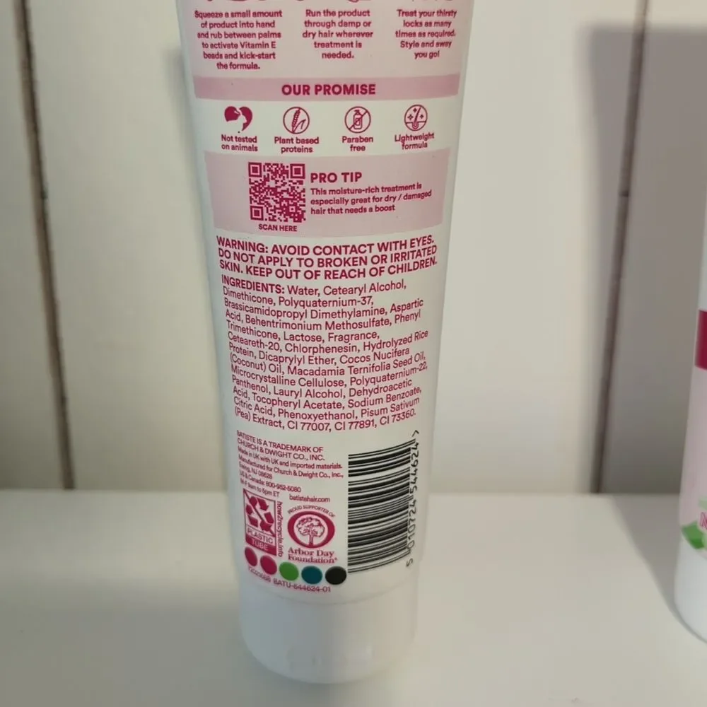 Batiste Leave-In Hair Mask 3 Pack Bundle